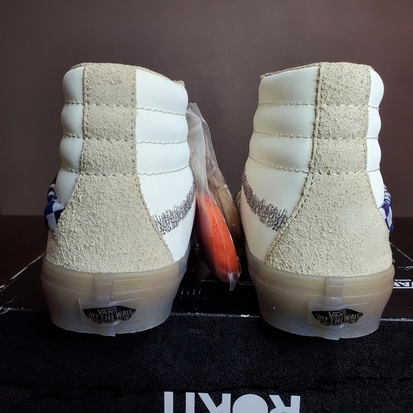 Vans Sk8-Hi 38 Dx Ws Rokit Translucent Pebble Men Size 8.5, Women Size 10 - Picture 6 of 13